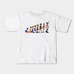 Evolution of Devin Booker Kids T-Shirt